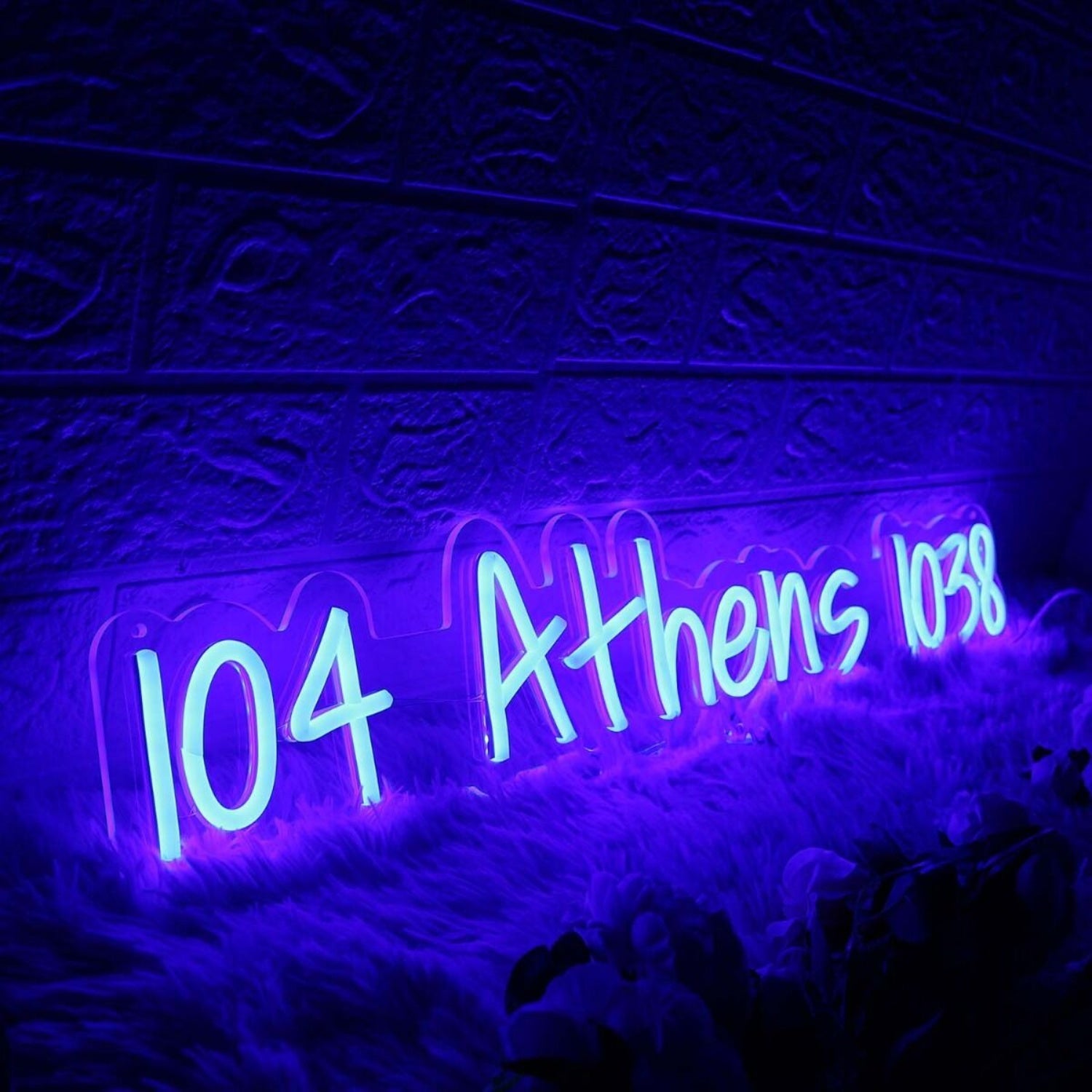 104 Athens 1038 Blue Led Neon Sign | Shineneon