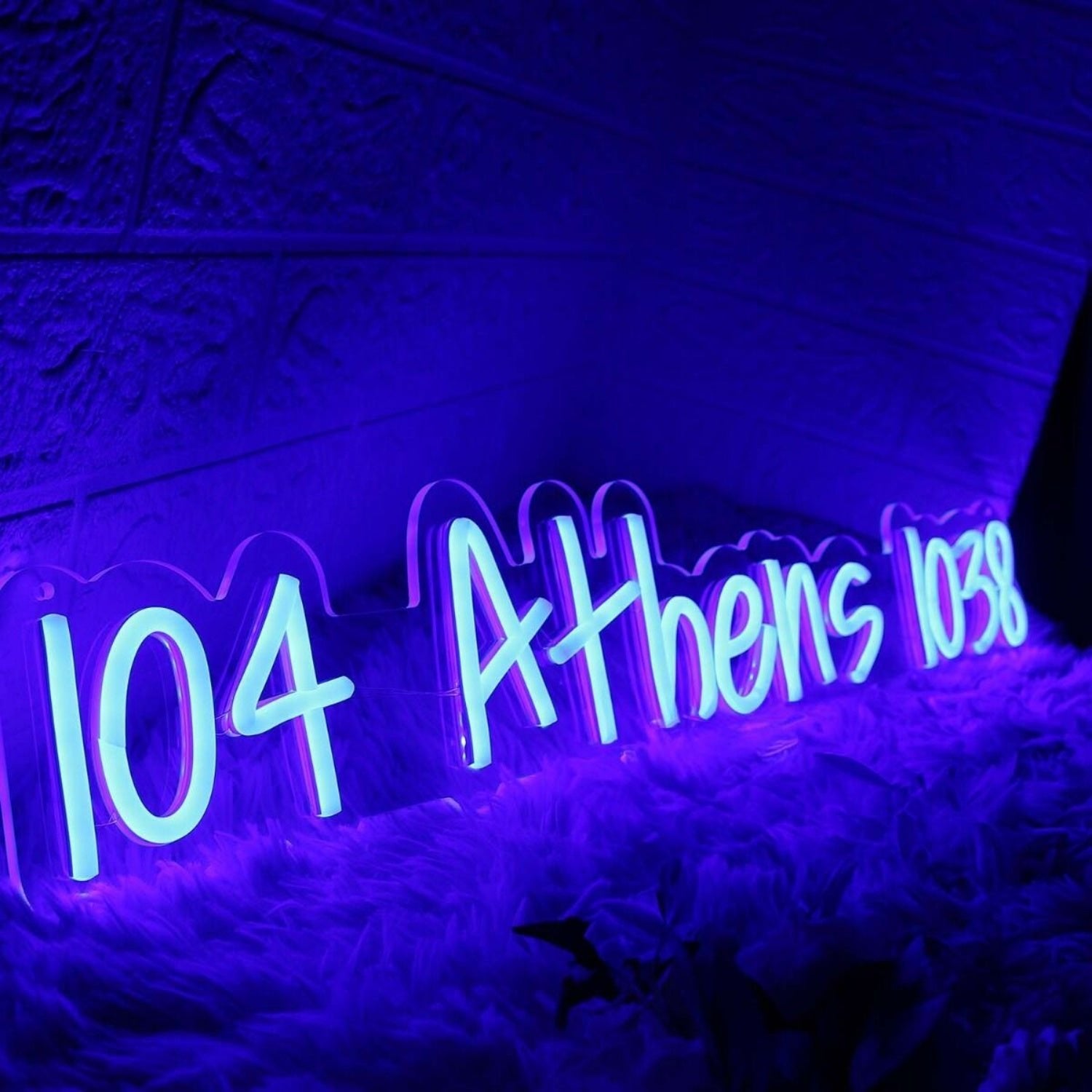 104 Athens 1038 Blue Led Neon Sign - Shineneon