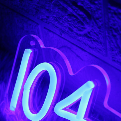 104 Athens 1038 Blue Led Neon Sign - Shineneon
