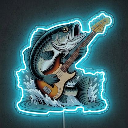 ShineNeon™ Marlin Strike Motion neon sign USB Power - LED neon sign close-up detail