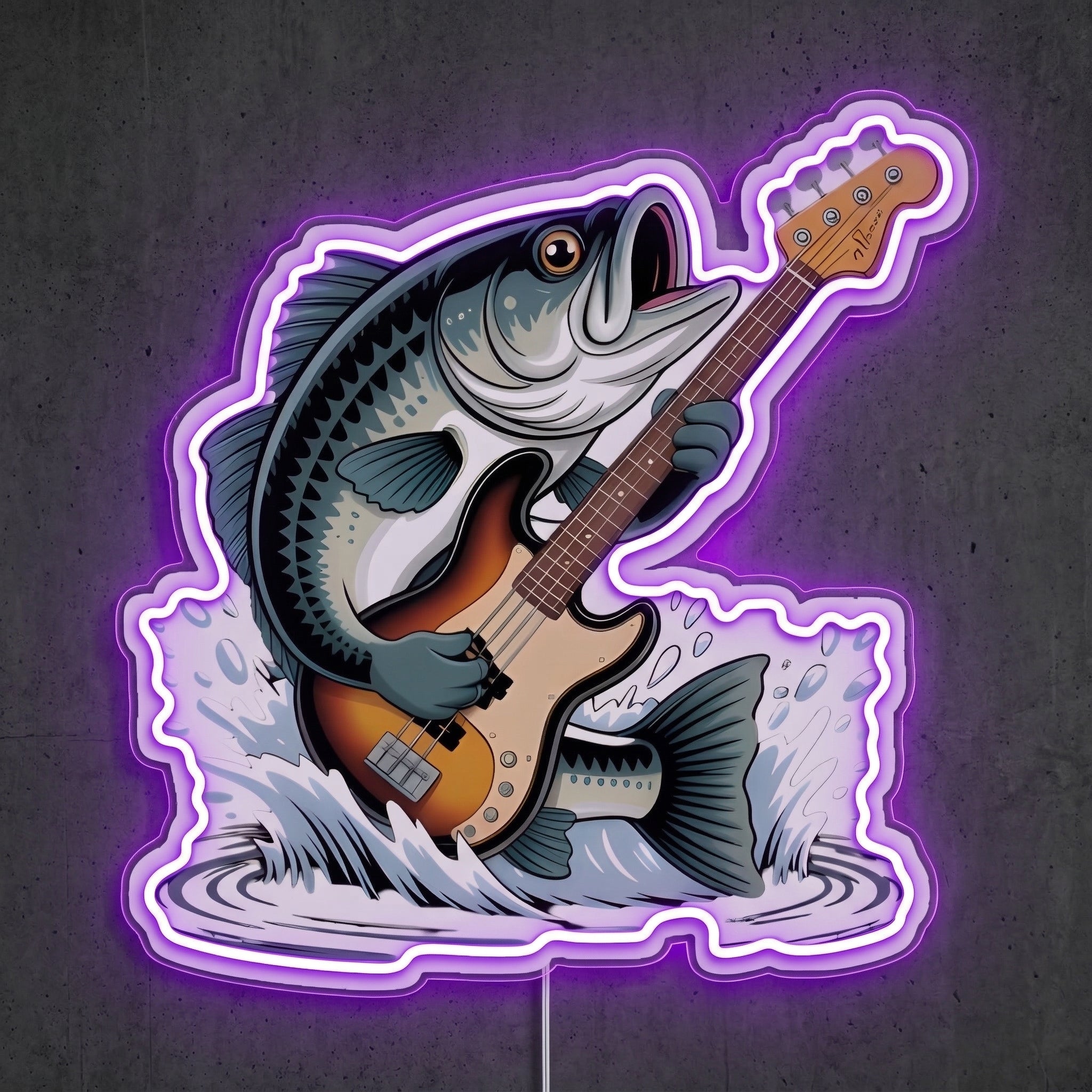 ShineNeon™ Marlin Strike Motion neon sign USB Power - LED neon sign view 7