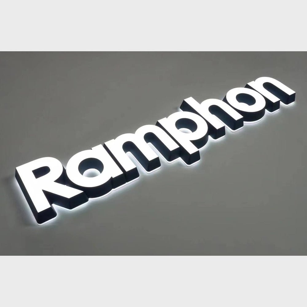 144 3D Frontlit And Backlit Channel Letter Led Light Sign - Shineneon