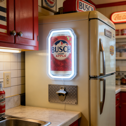 Apple Beer Can USB LED Neon Sign Beer Can for Man Cave Bar Garage Party