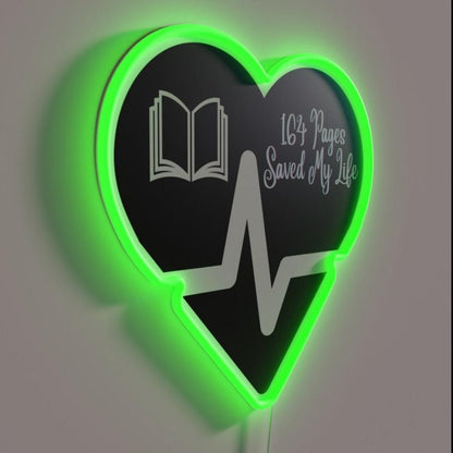 164 Pages Saved My Life Rgb Led Neon Sign - Shineneon