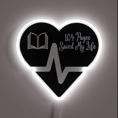 164 Pages Saved My Life Rgb Led Neon Sign - Shineneon