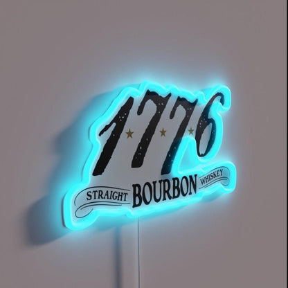 1776 Bourbon Logo Rgb Led Neon Sign - Shineneon