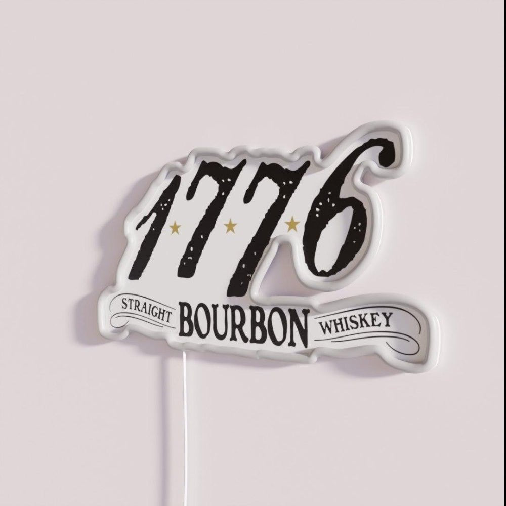 1776 Bourbon Logo Rgb Led Neon Sign - Shineneon