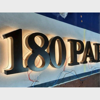180 Park 3D Backlit Channel Letters Led Light Sign - Shineneon