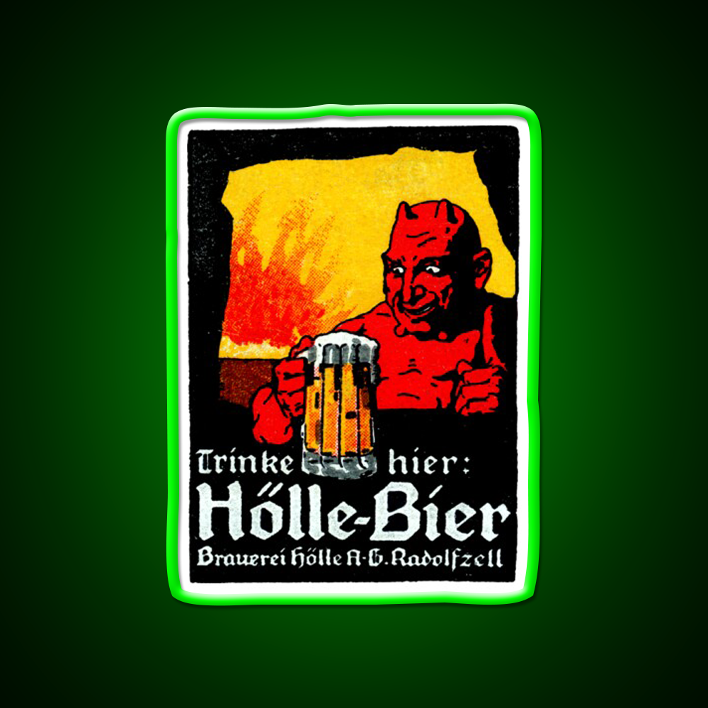 1905 Beer Drinking Devil Beer Bar Decor Led Neon Sign Rgb Color - LED neon sign view 8