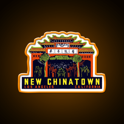 1940S New Chinatown Los Angeles California Asian Cultural Led Neon Sign Rgb Color - Shineneon