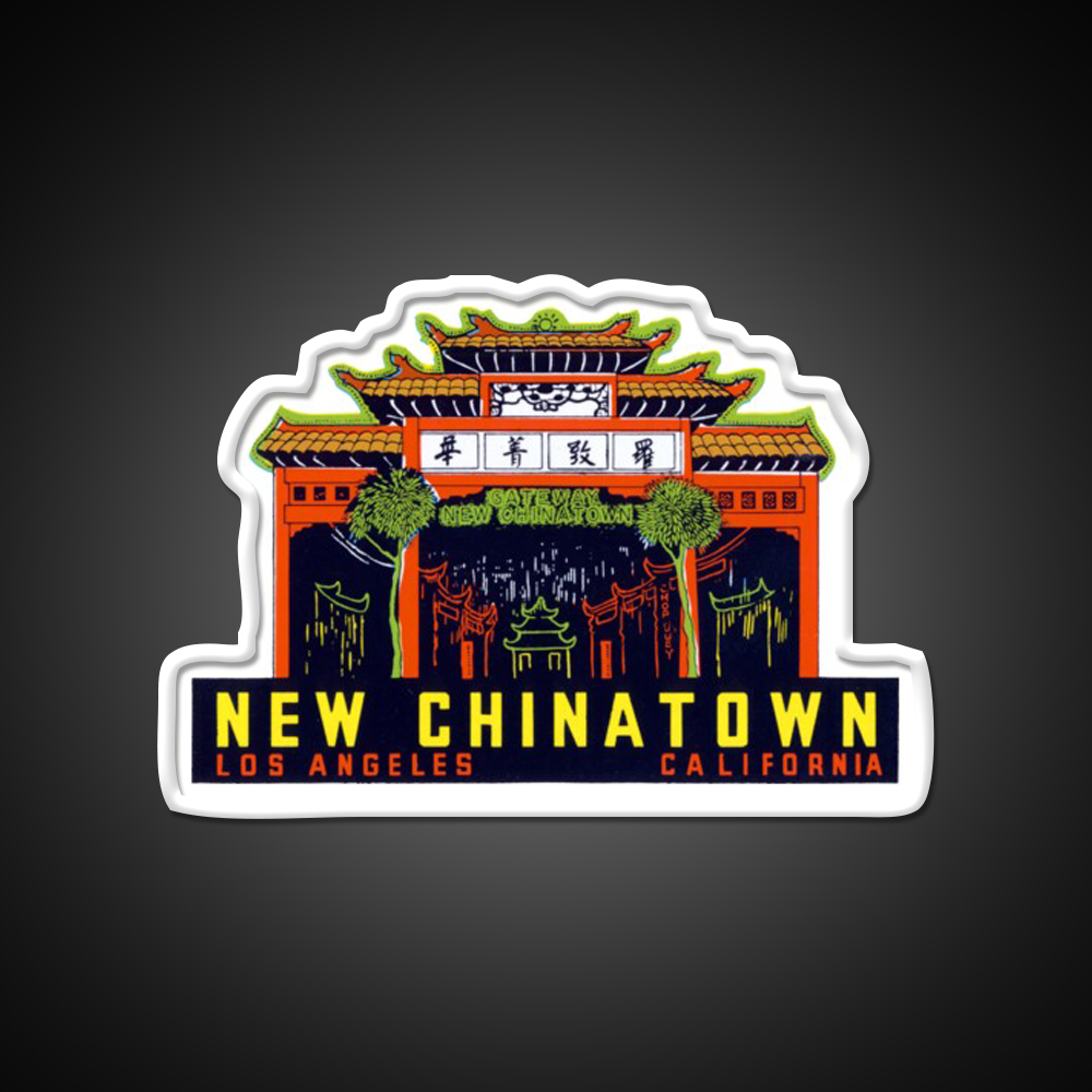 1940S New Chinatown Los Angeles California Asian Cultural Led Neon Sign Rgb Color - LED neon sign view 11