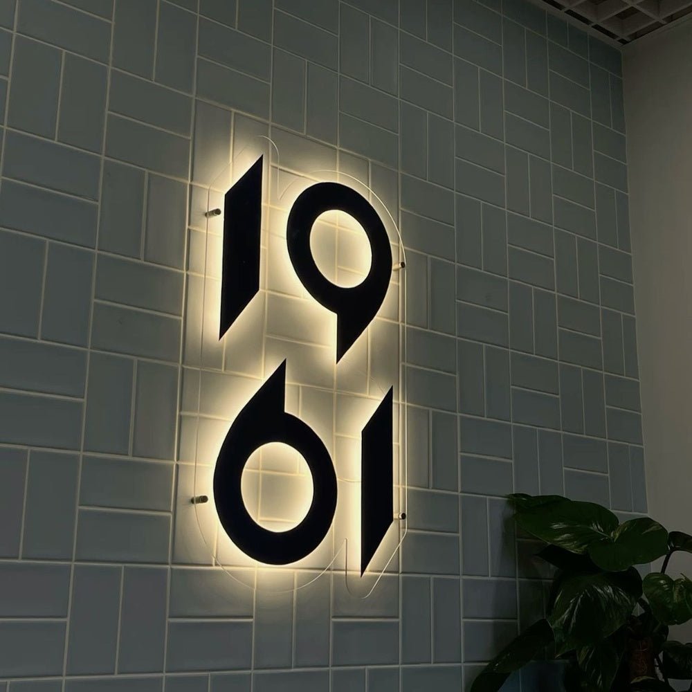 1961 3D Backlit Channel Letters Led Light Sign - Shineneon