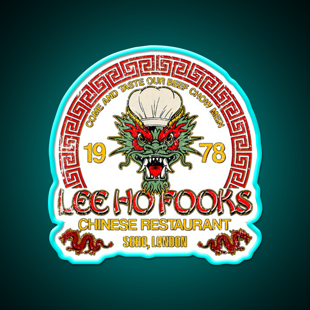 1978 Vintage Chinese Asian Cultural Led Neon Sign Rgb Color