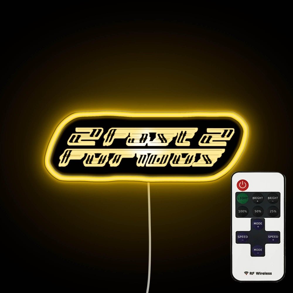 2 Fast 2 Furious Neon Sign - Shineneon