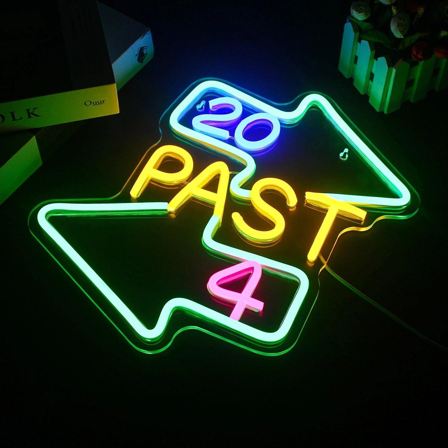 20 Past 4 Cartoon Monkey Retro Led Neon Sign For Home Bar Cafe Decor | Shineneon