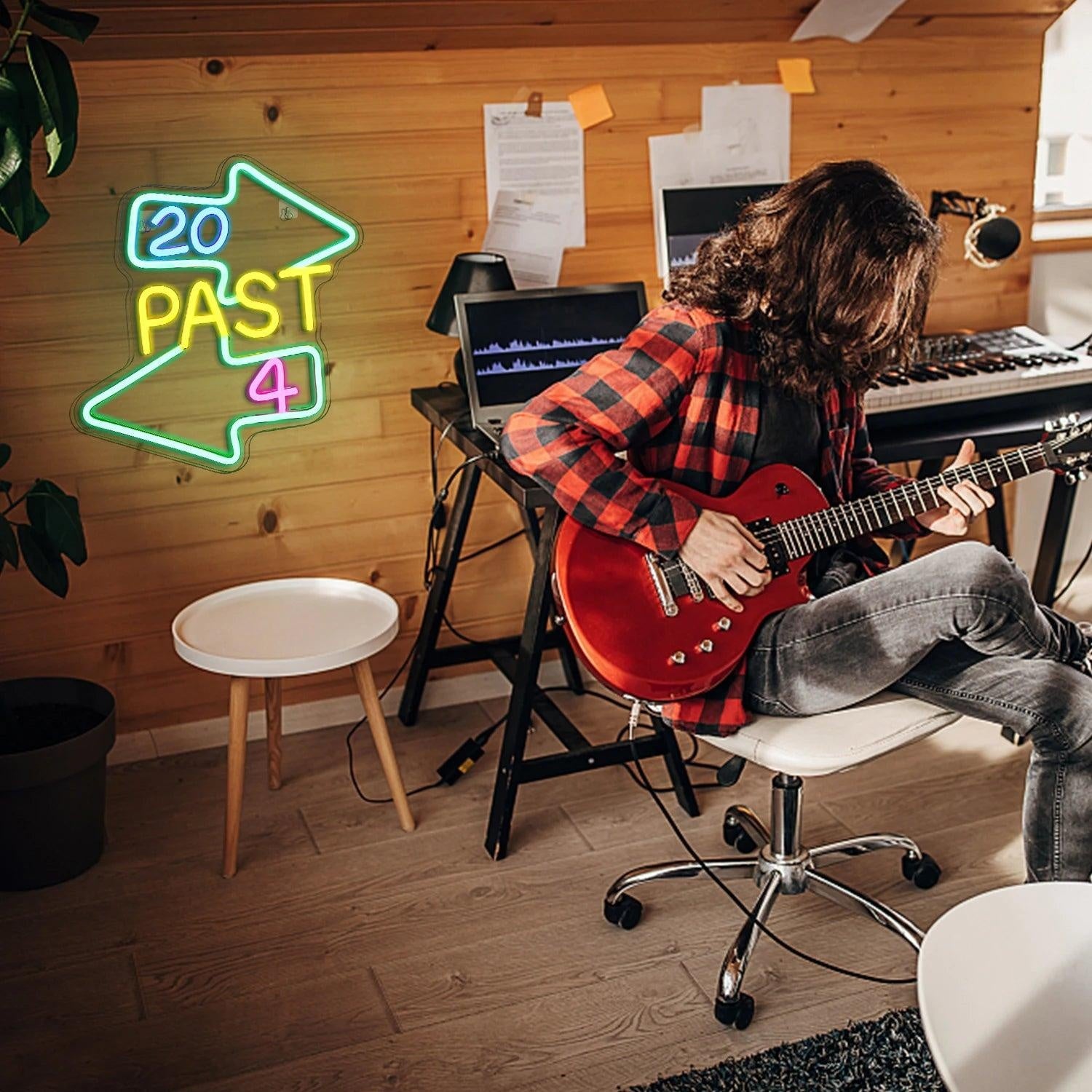 20 Past 4 Cartoon Monkey Retro Led Neon Sign For Home Bar Cafe Decor | Shineneon