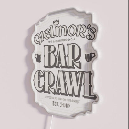 2007scape Bar Crawl Osrs Rgb Led Neon Sign - Shineneon