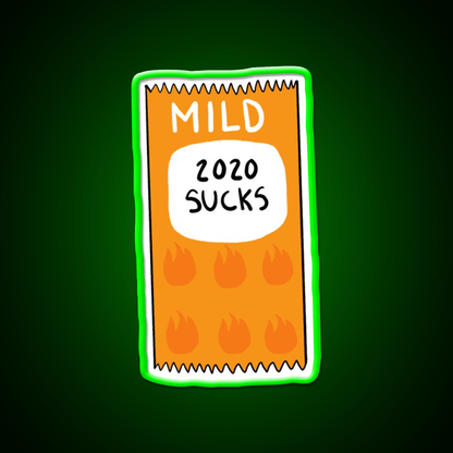 2020 Sucks Sauce Packet Fast Food Led Neon Sign For Burger Place Rgb Color - Shineneon