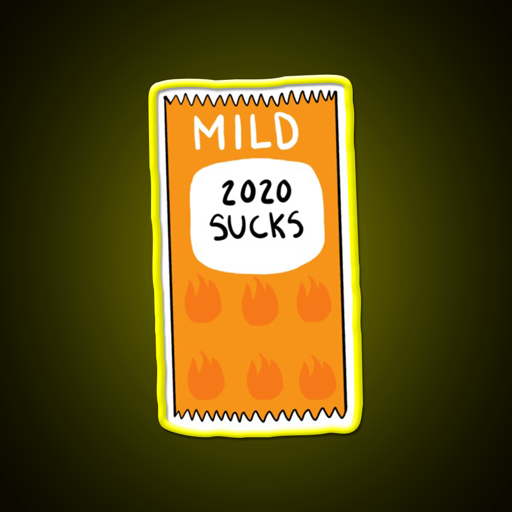 2020 Sucks Sauce Packet Fast Food Led Neon Sign For Burger Place Rgb Color - Shineneon