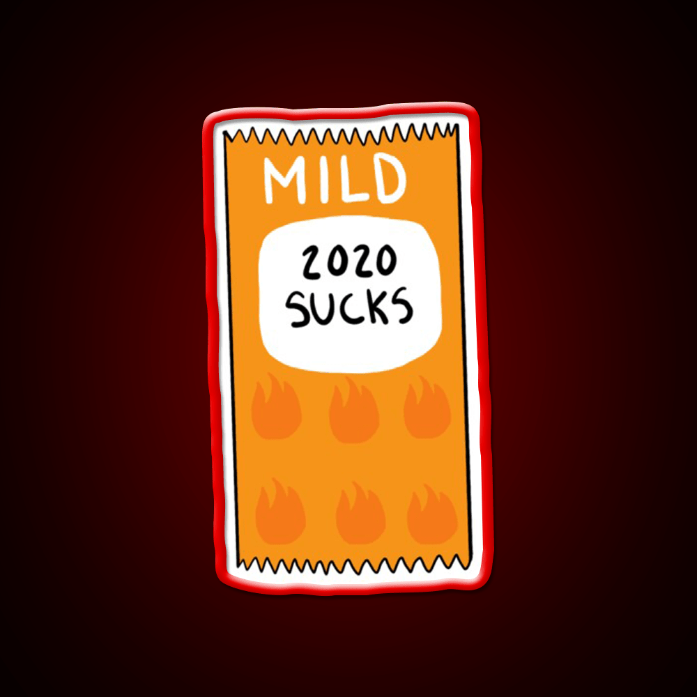 2020 Sucks Sauce Packet Fast Food Led Neon Sign For Burger Place Rgb Color - Shineneon