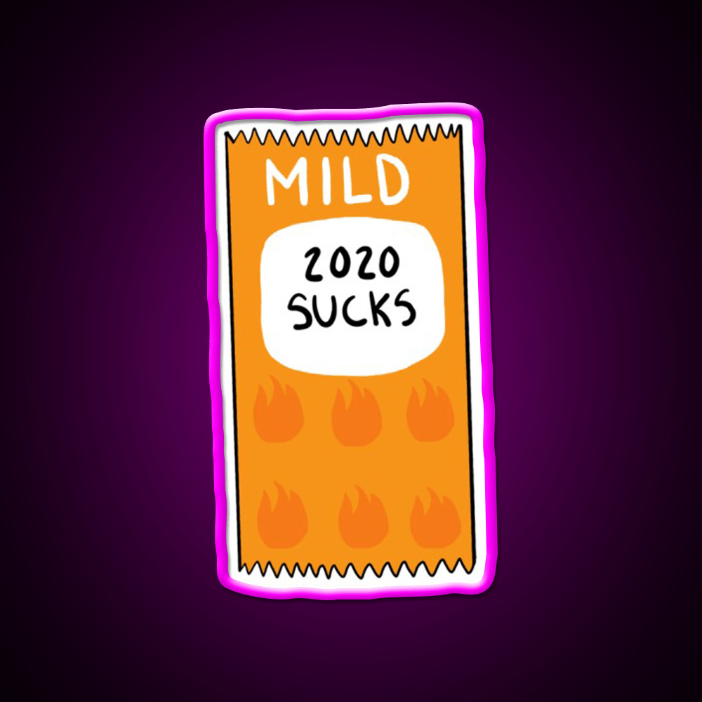 2020 Sucks Sauce Packet Fast Food Led Neon Sign For Burger Place Rgb Color - Shineneon