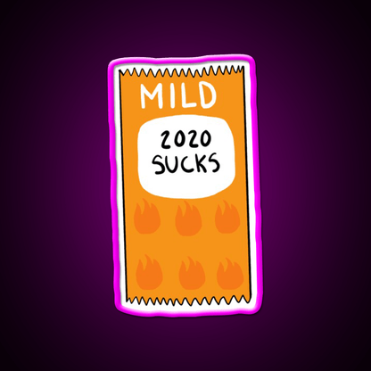 2020 Sucks Sauce Packet Fast Food Led Neon Sign For Burger Place Rgb Color - Shineneon