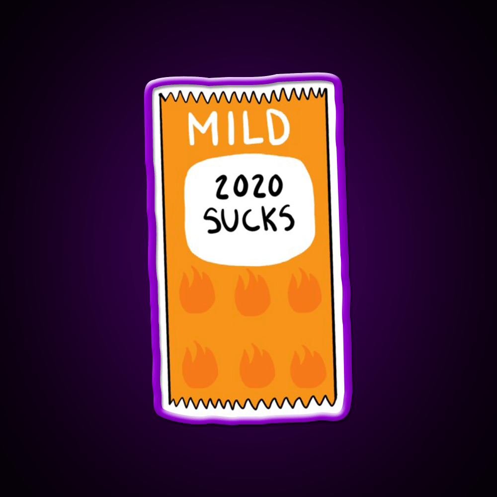 2020 Sucks Sauce Packet Fast Food Led Neon Sign For Burger Place Rgb Color - Shineneon