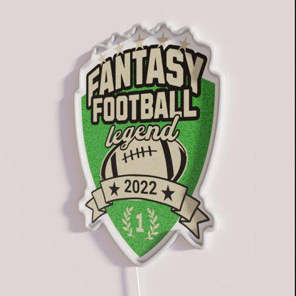 2022 Fantasy Football Legend Champion Rgb Led Neon Sign - Shineneon