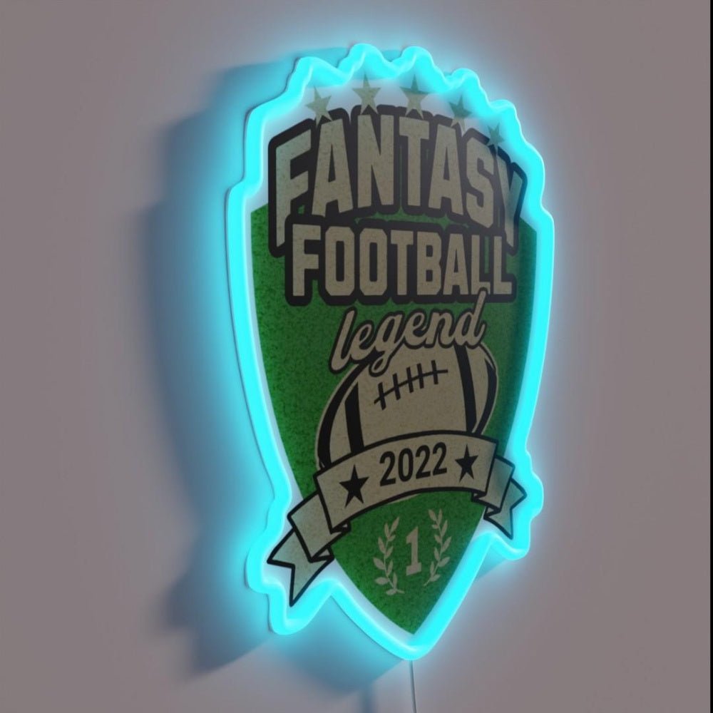 2022 Fantasy Football Legend Champion Rgb Led Neon Sign - Shineneon