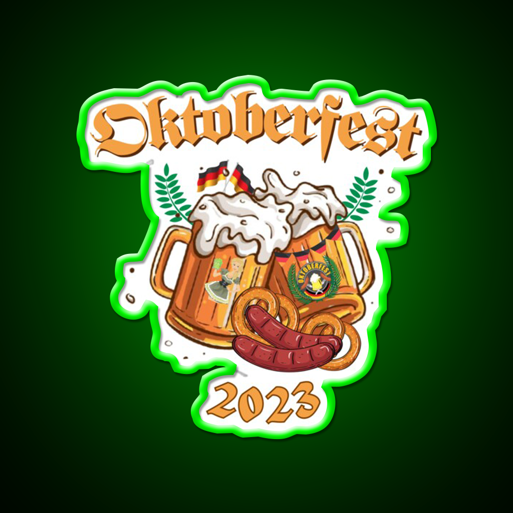 2023 Oktoberfest Beer Festival Gear Beer Bar Decor Led Neon Sign Rgb Color - LED neon sign view 8