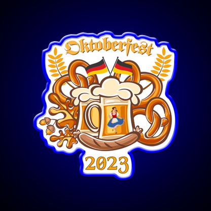 2023 Oktoberfest German Beer Festival Beer Bar Decor Led Neon Sign Rgb Color - LED neon sign view 5