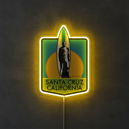 ShineNeon™ Retro Surf California LED Neon Sign - Vintage Beach Vibe Wall Art (USB Powered)