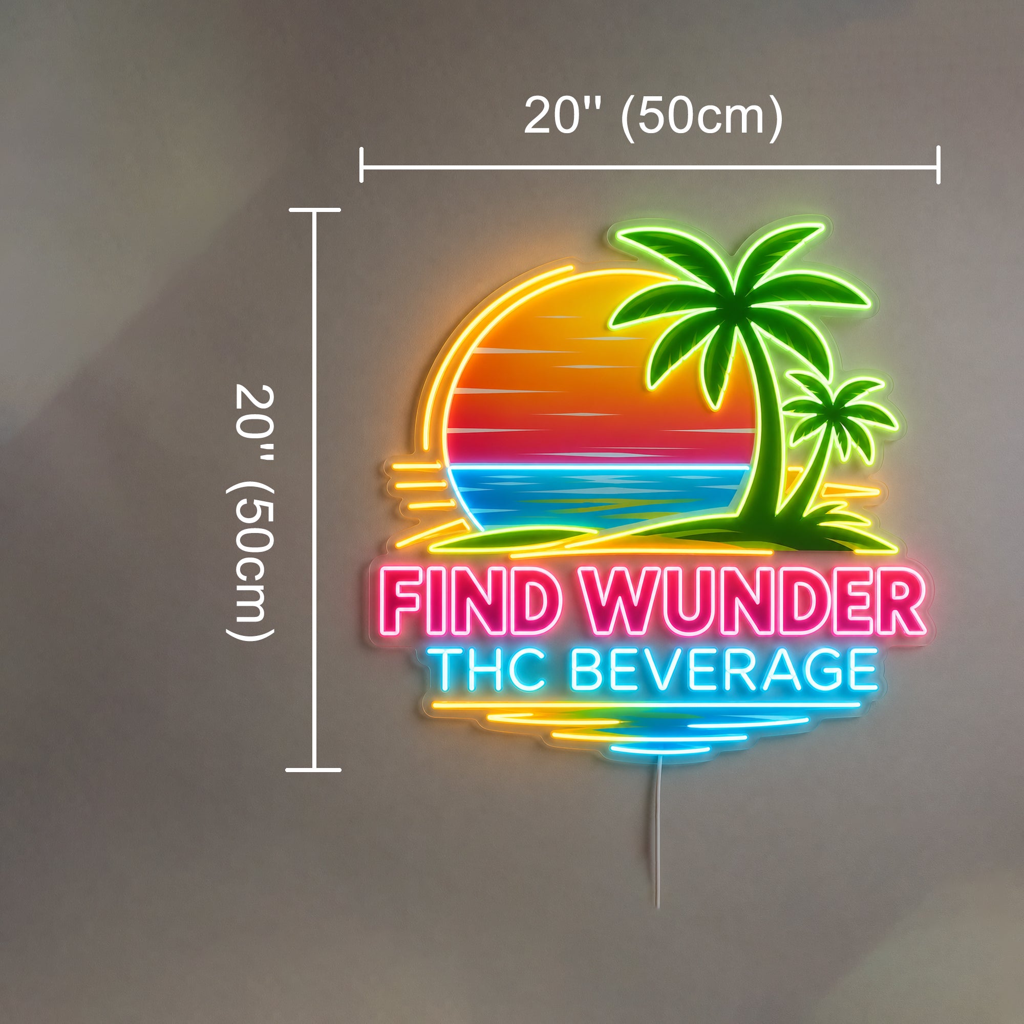 Find Wunder THC Custom Led Neon Sign