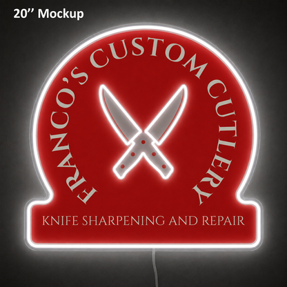 FRANCO'S CUSTOM CUTLERY Custom LED Neon Sign
