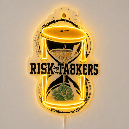 RISK TA8KERS Custom LED Neon Sign