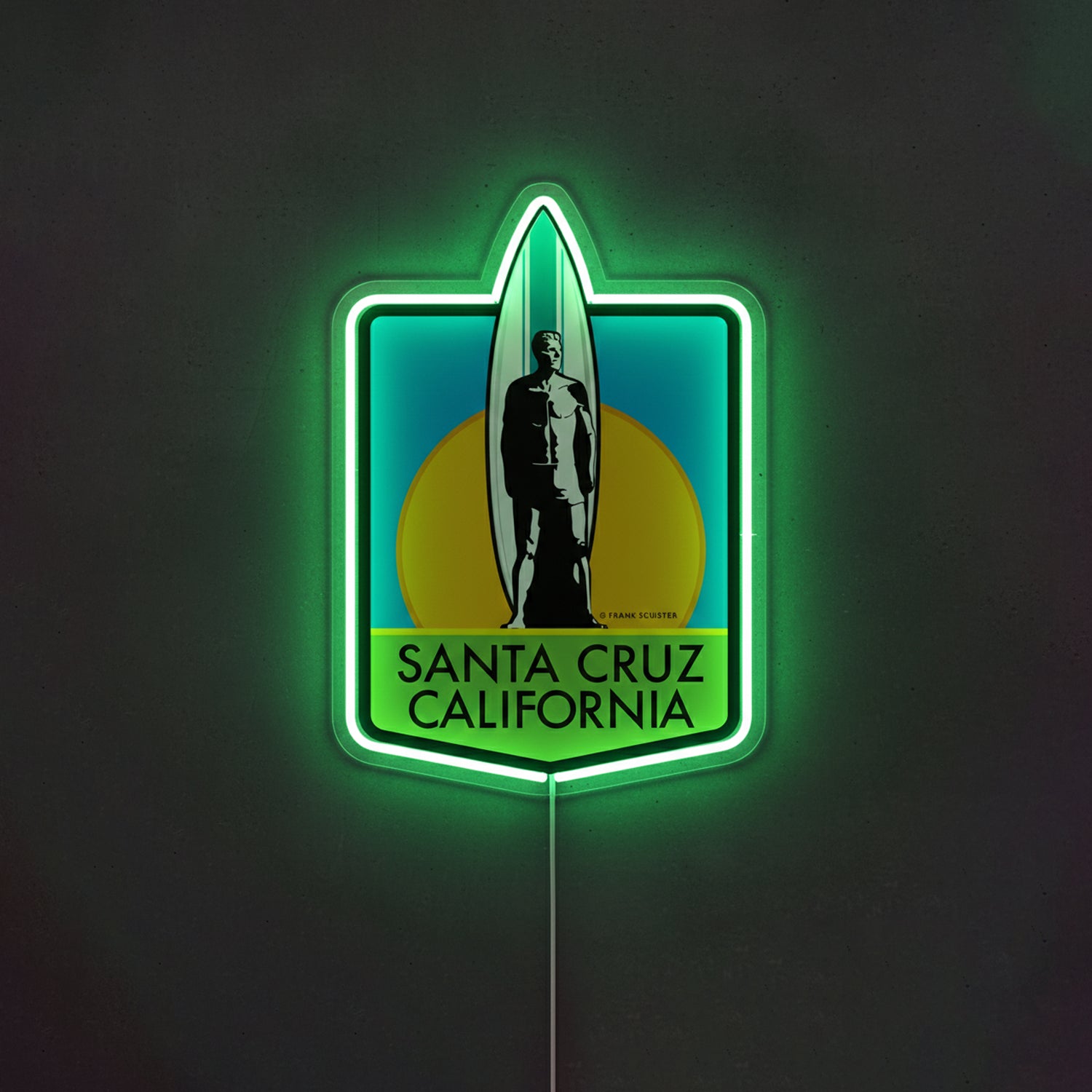 ShineNeon™ Retro Surf California LED Neon Sign - Vintage Beach Vibe Wall Art (USB Powered)