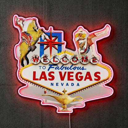 ShineNeon™ Las Vegas Western Icons neon sign USB Power - LED neon sign view 5