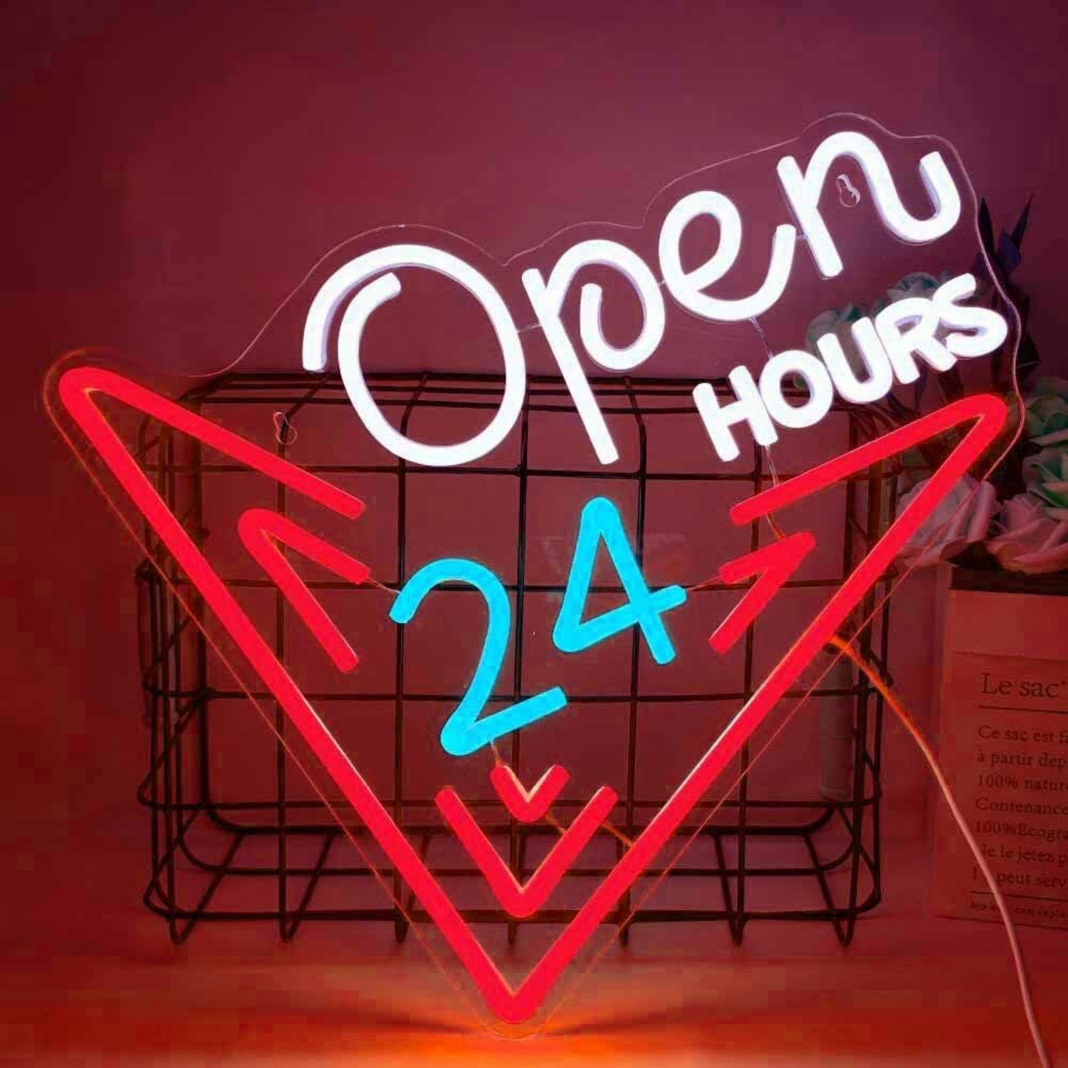 24 Hours Open Neon Sign | Shineneon
