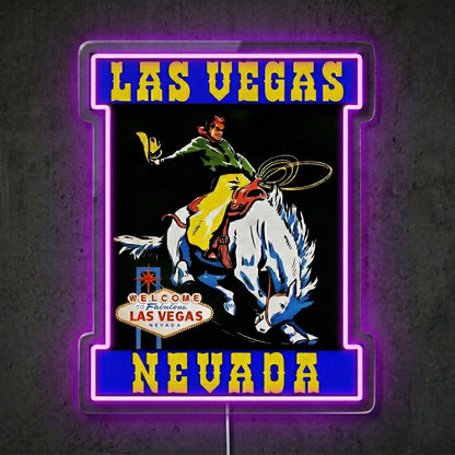 ShineNeon™ Las Vegas Cowgirl neon sign USB Power - LED neon sign view 7
