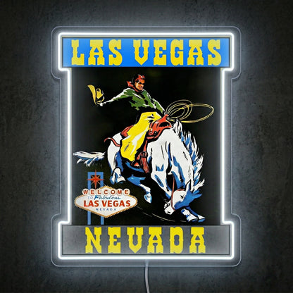 ShineNeon™ Las Vegas Cowgirl neon sign USB Power - LED neon sign view 8