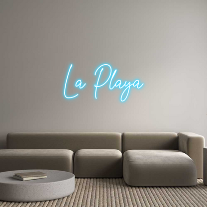 Custom Neon: La Playa | Shineneon