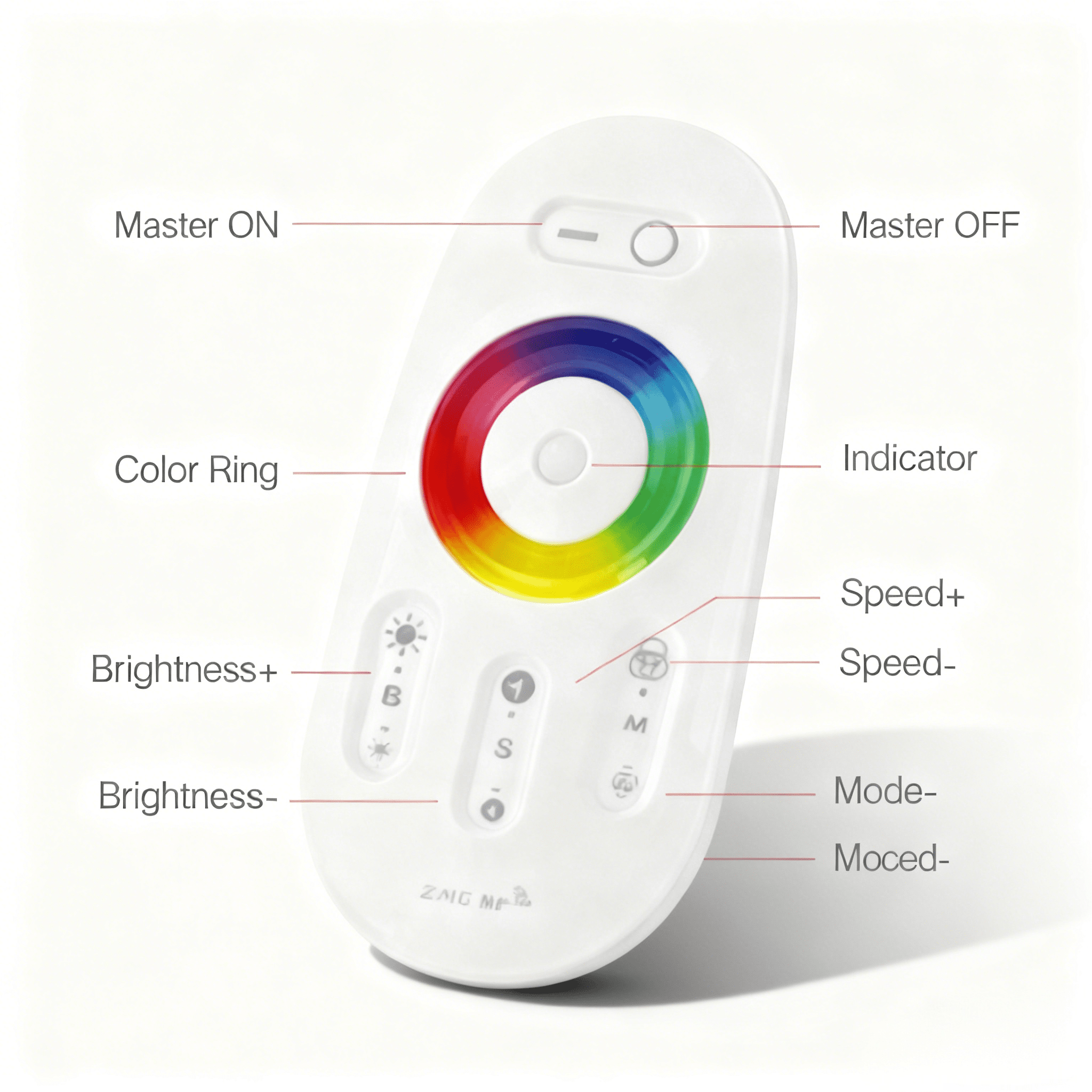 2.4G Wireless RF RGB LED Neon Sign Controller Kit – Easy Brightness/Color Control - Shineneon