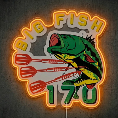 ShineNeon™ Big Fish 170 neon sign USB Power - LED neon sign view 5