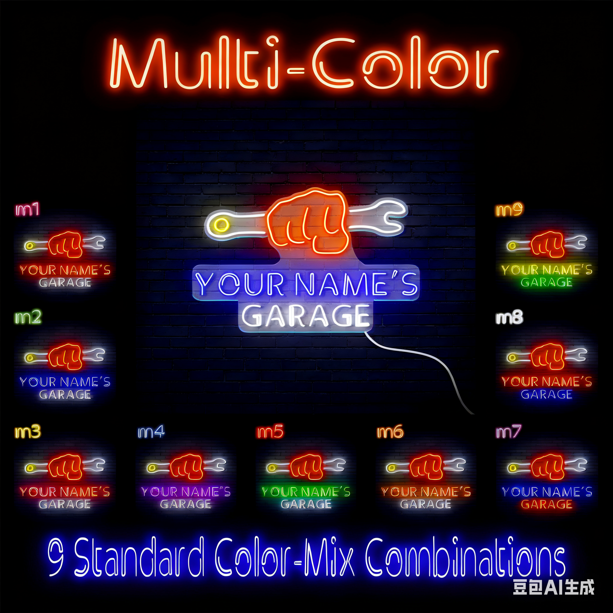 Name Personalized Neon Sign for Bar Business home & Christmas Gift