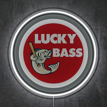 ShineNeon™ Lucky Bass Badge neon sign USB Power - LED neon sign view 8