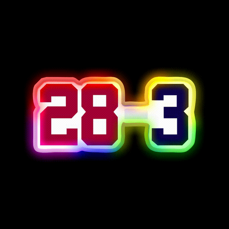 28 3 Gym Fitness Led Neon Sign Rgb Color