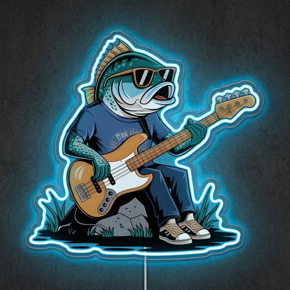 ShineNeon™ Guitar Fish Jam neon sign USB Power