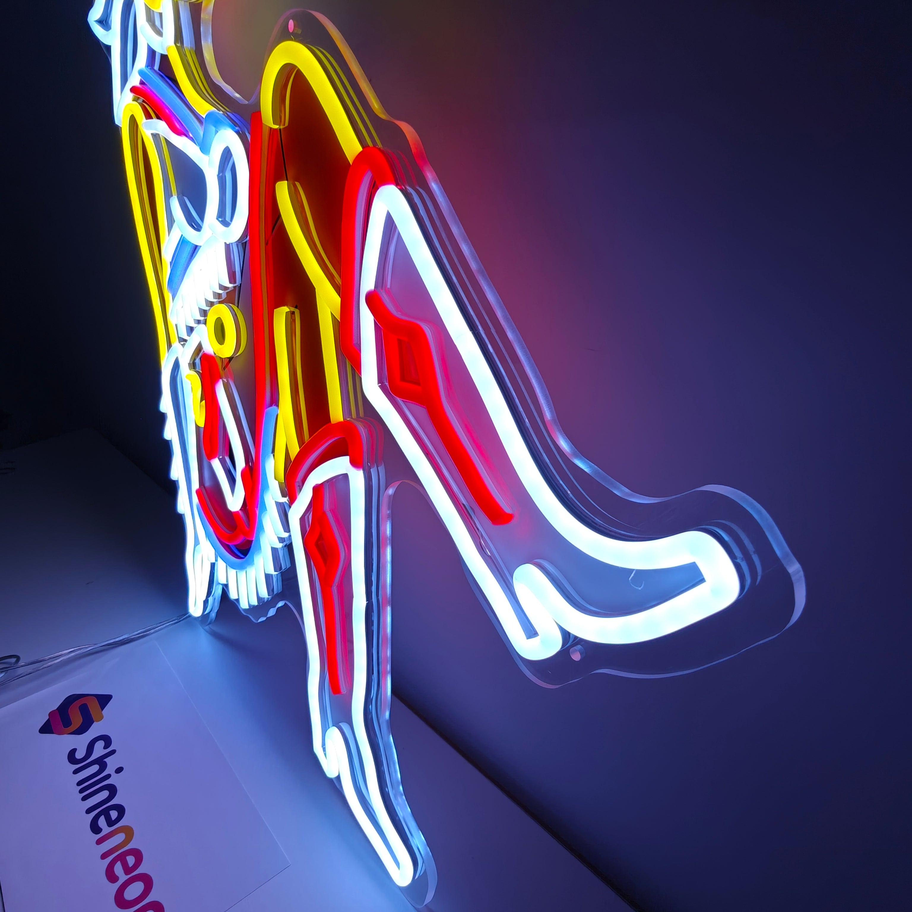 Vegas Vickie Cowgirl Led Sign Business Neon Sign