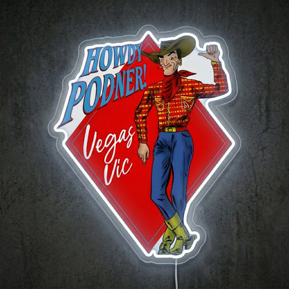 ShineNeon™ Nevada Cowgirl Glow neon sign USB Power - LED neon sign view 8