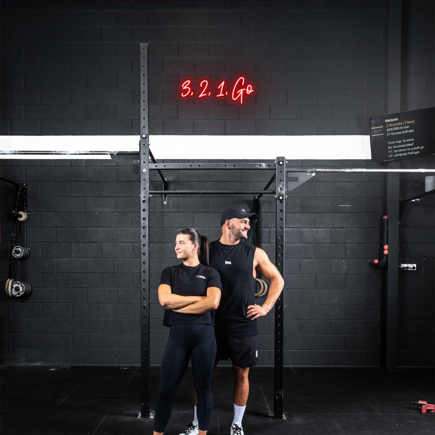 321go Green Handwritten Led Neon Sign For Gym Wall Art | Shineneon